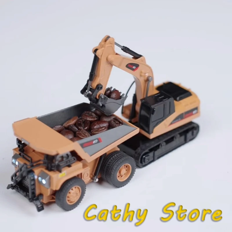 

Новый автомобиль с дистанционным управлением, 2,4 г, полномасштабный мини-экскаватор, самосвал, 1:64, радиоуправляемый инженерный автомобиль, вилочный погрузчик, игрушка на День святого Валентина, подарок