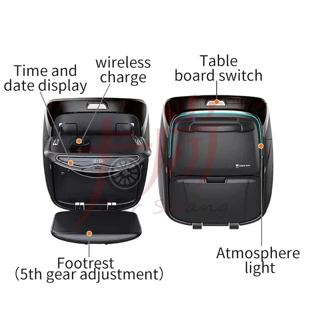 

Alphard Vellfire back folding table 2015-2023 30 strap radio pedal mood light time display