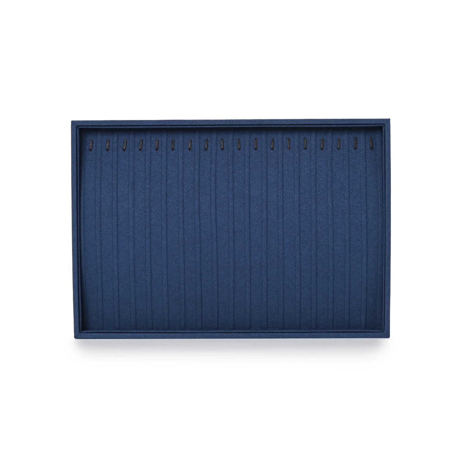 Oirlv Navy Blue Velvet Bracelet Storage & Display Tray - Multi - Slot Organizer for Home & Retail Jewelry Showcase Jeweler