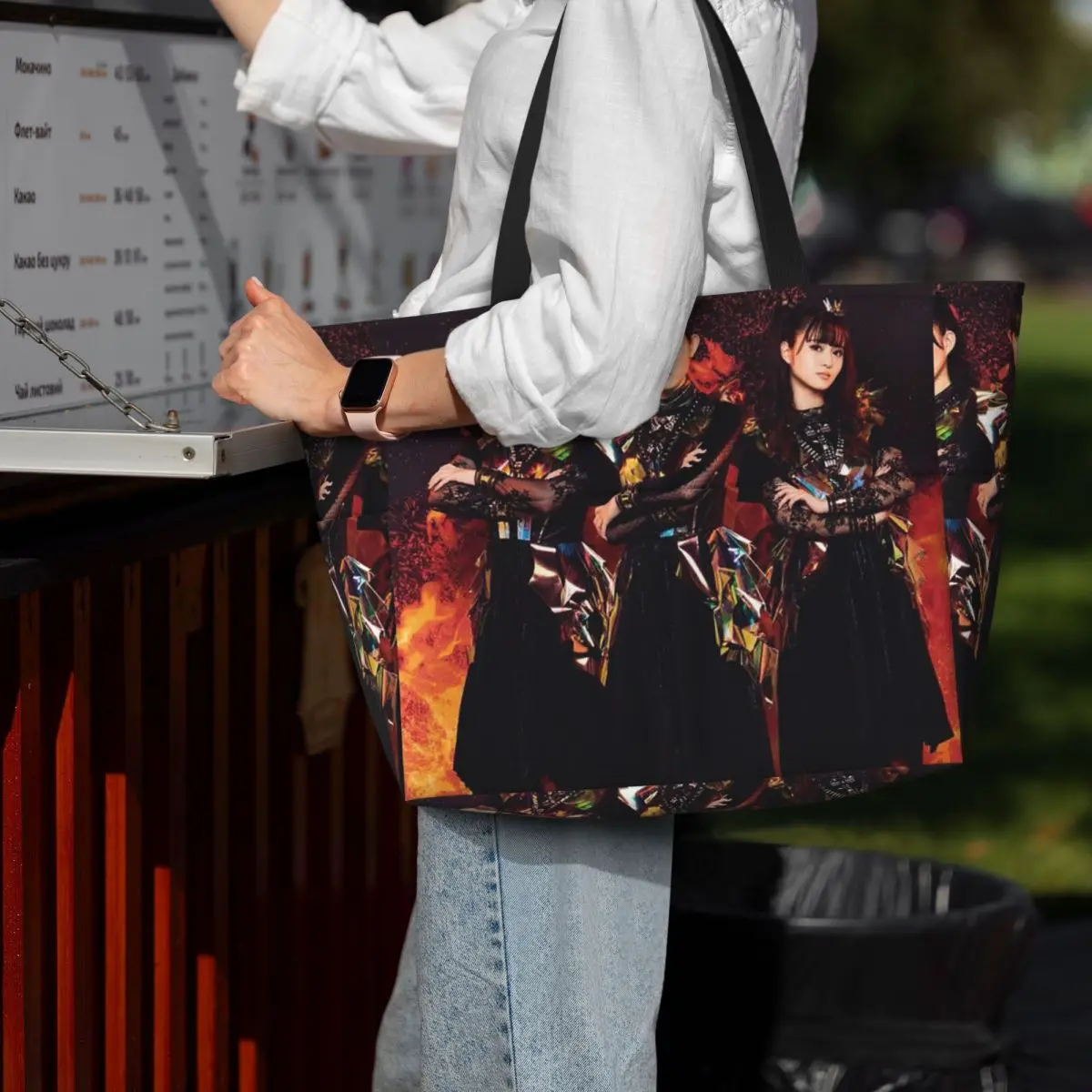 

Babymetal Tour (1) Beach Tote Bag Sport Gym Yoga Duffle Large Tote Bag Women Travel Bag Fitness bag