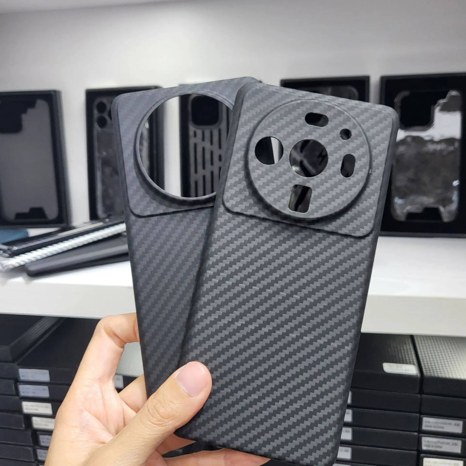 Hot Genuine Aramid Carbon Fiber For Xiaomi 12S Ultra 12 Ultra Thin Phone Shell For Mi 12 ULTRA Protective CASE Cover