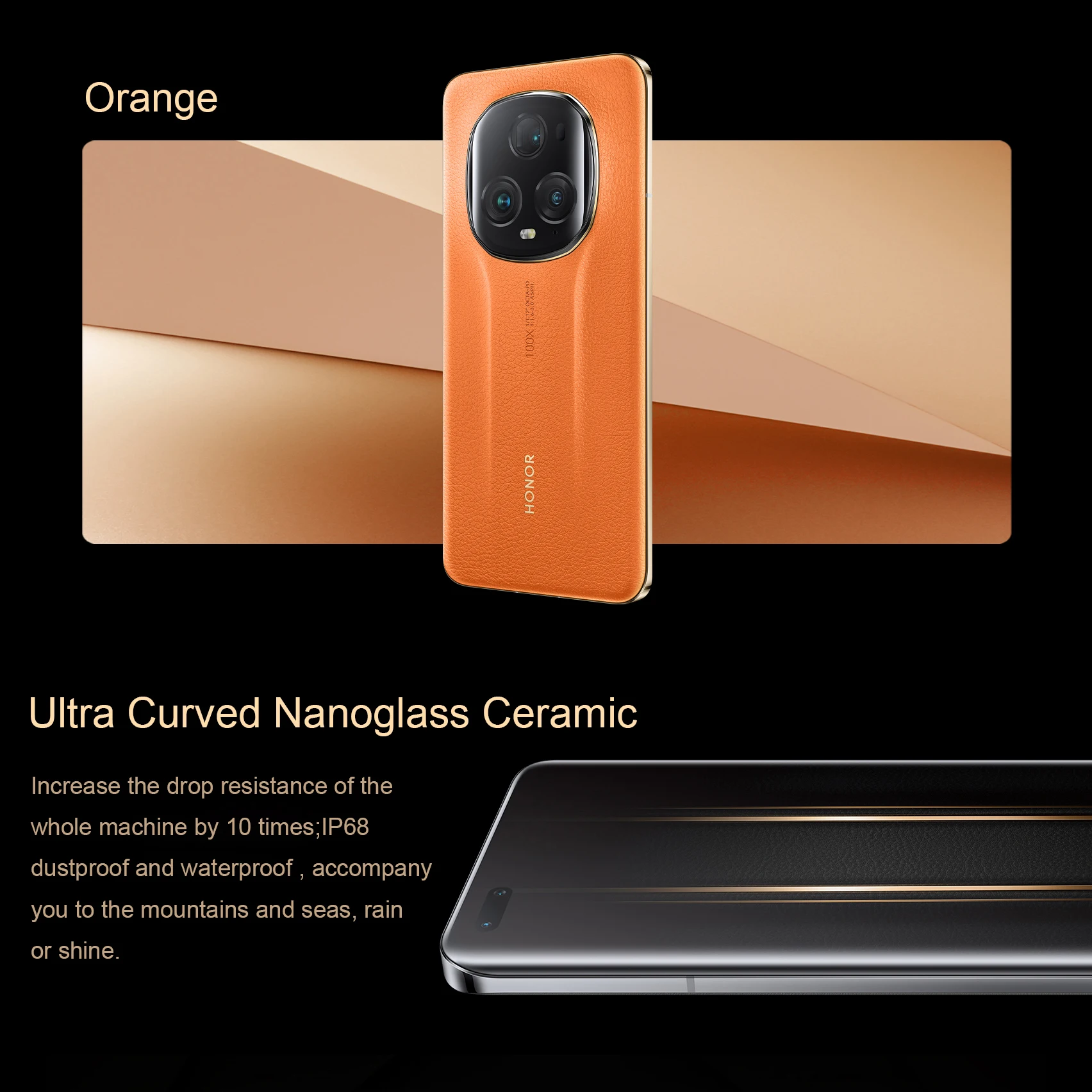 2023 Originele Honor Magic 5 Ultimate Edition 5G Mobiele Telefoon 6.81 "120Hz Scherm Snapdragon 8 Gen 2 IP68 Stof/Water Smartphone