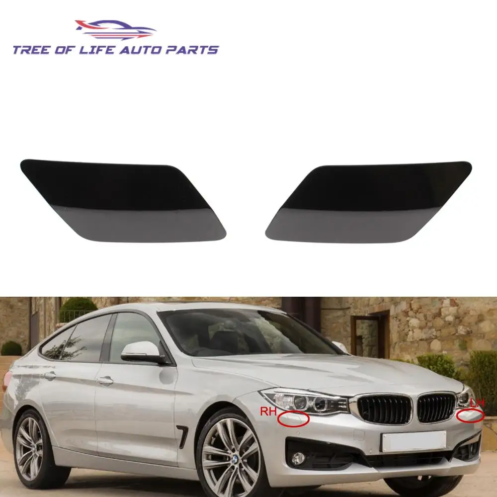 For BMW 3 GT F34 2016 2017 2018 2019 NEW Headlight Washer Nozzle Cover Headlamp Water Spray Jet Cap 51 11 7 371 847