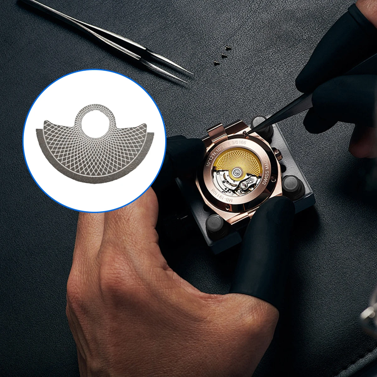 For NH35 Automatic Hammer Rotor Patch Fit for NH34 NH35 NH36 NH70 4R35 4R36 7S26 Movement Watch Rotor Guard Refitting Repair
