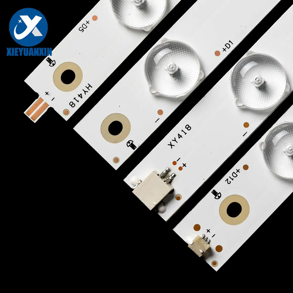 Tira de luces LED de retroiluminación, accesorio para reparación de TV TCL de 48 pulgadas, T0T-48D2700-8X5-3030C-V3, 8 unids/set, L48E9600, B48A558U, L48F3303B, 6V, 5 lámparas