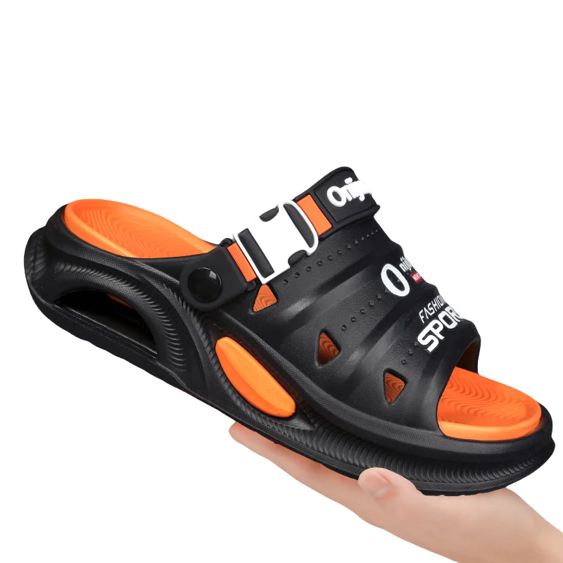 

Летние мужские сандалии, уличные тапочки, пляжные удобные шлепанцы, мягкие сабо, мужская повседневная обувь, садовая обувь, женские и мужские пляжные сандалии