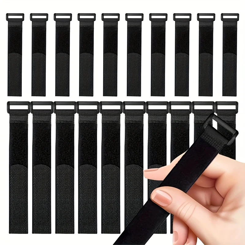 قابلة لإعادة الاستخدام هوك وحلقة كابلات النايلون العلاقات قابل للتعديل سلك السحابة التفاف السرج الأشرطة تأمين منظم إدارة سلك الكابل