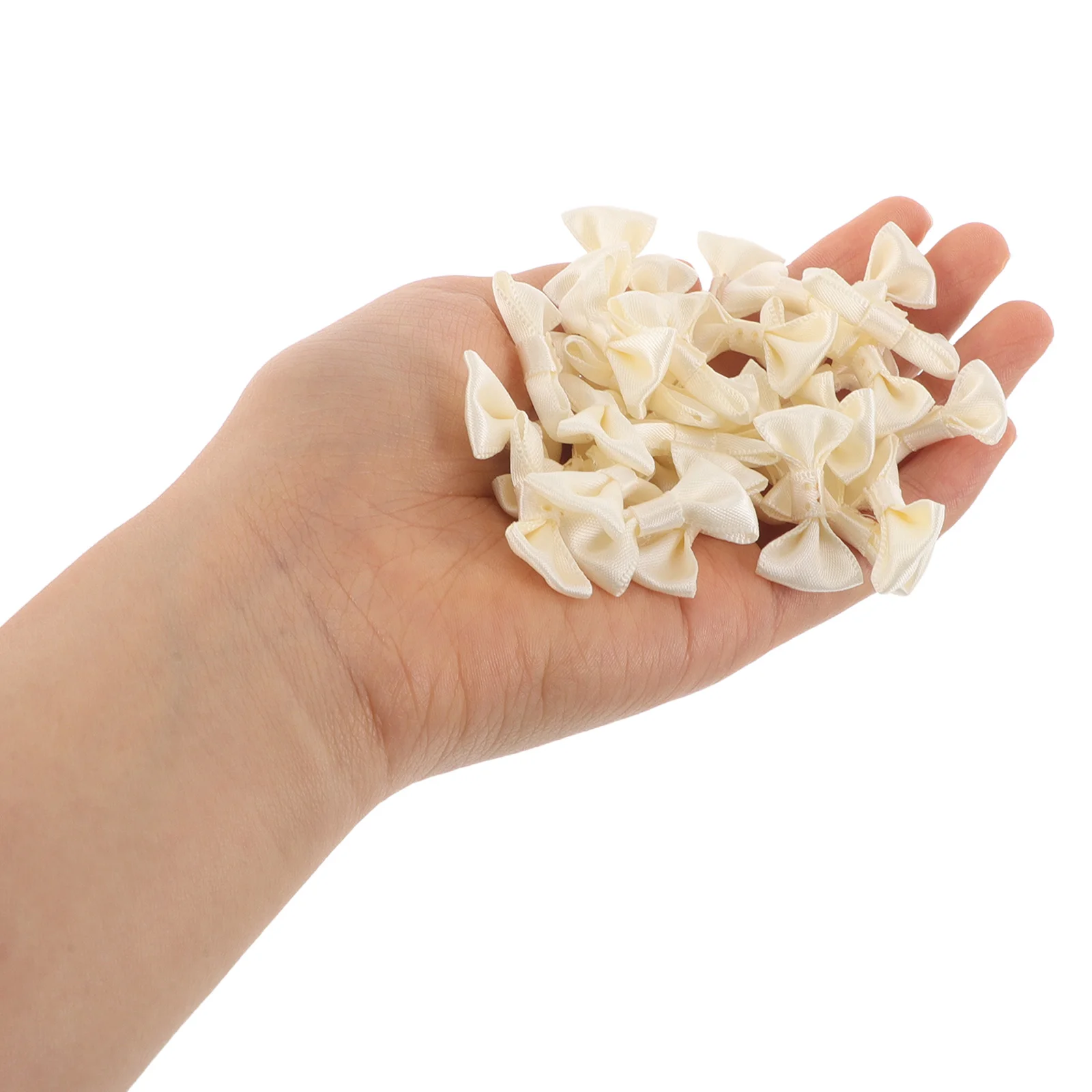 

200pcs Mini Ribbon Bows 3Cm Small Satin Polyester Decorative Bows For Crafts Diy Scrapbooking Wedding Party Decor Handicraft