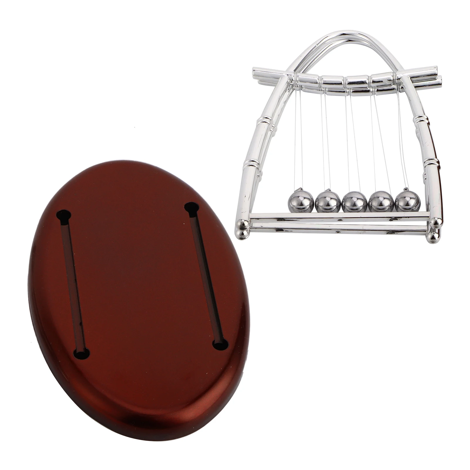 نيوتن مهد التوازن كرات العلوم التوازن كرات التوازن الصلب كرات الفيزياء العلوم البندول الحلي لعبة مكتب