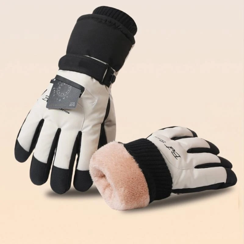 Găng tay trượt tuyết chống gió Màn hình cảm ứng Găng tay ấm áp mùa đông để trượt tuyết