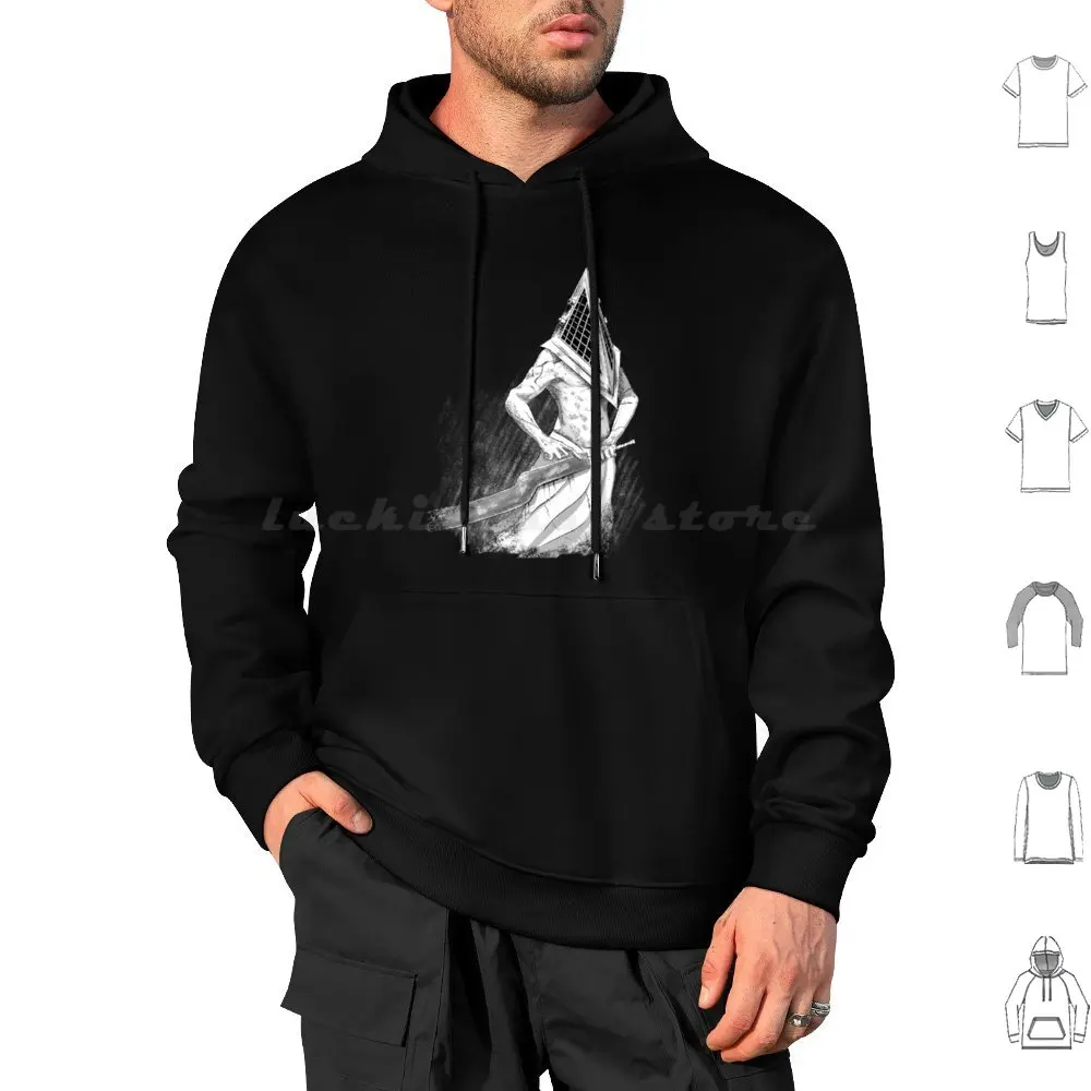 Pyramid Head Hoodie cotton Long Sleeve Horror Pyramid Head Silent Hill