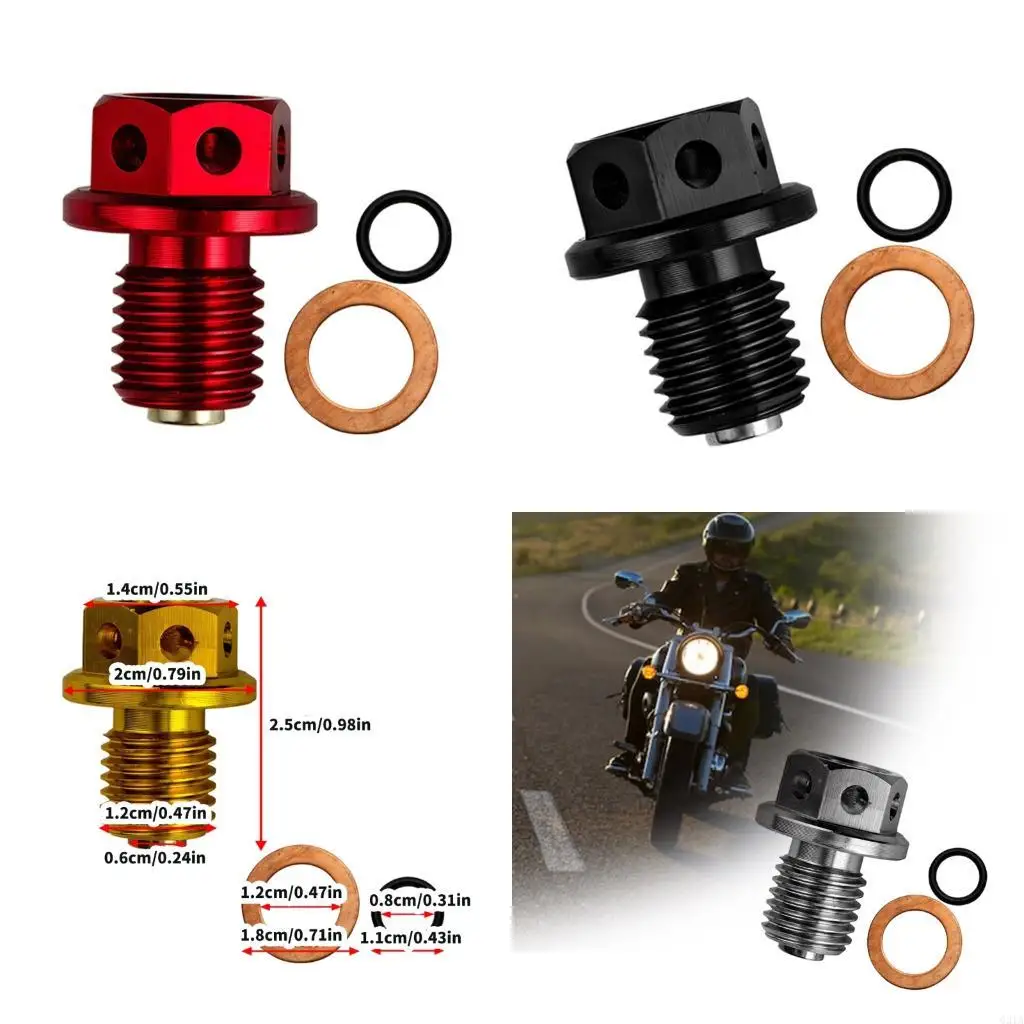 

Easy Installation Motorcycle Oil Drain Bolt Screw Motorbike Accessories