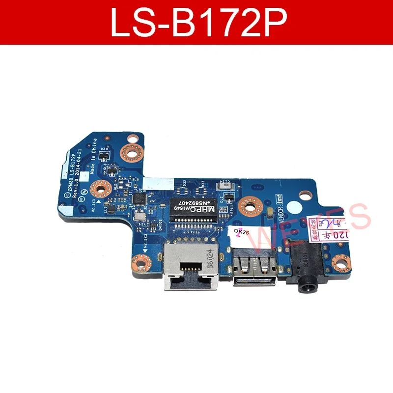 

LS-B172P Well Tested For HP 430 G2 Series Audio Ethernet USB Jack Board