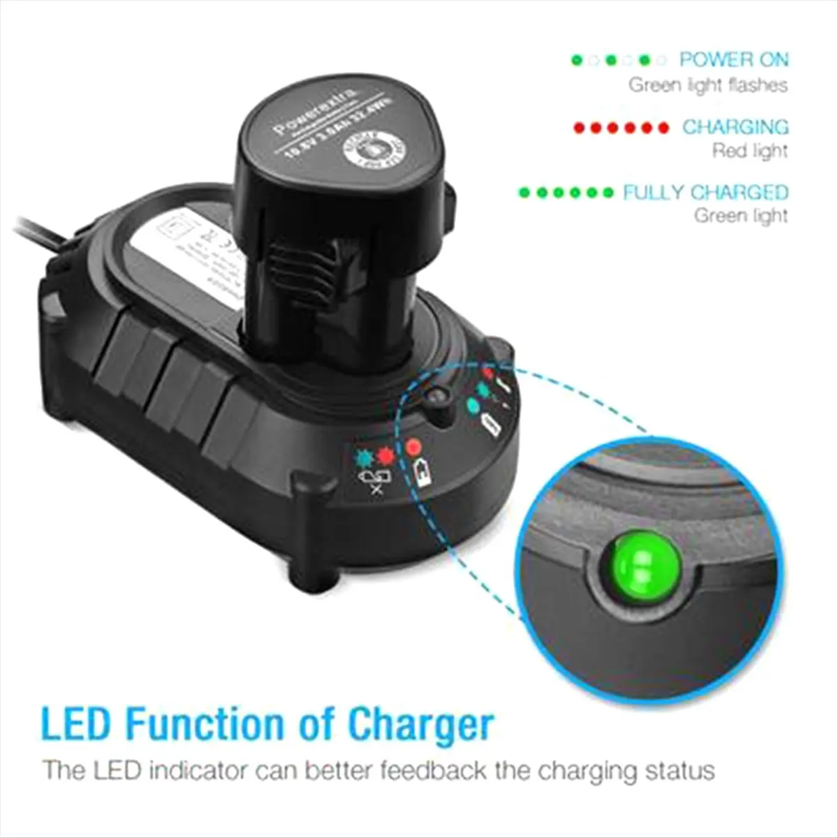 

Зарядное устройство ABNH для сменных аккумуляторов BL1013 BL1014 10.8V 12V Li-Ion, зарядное устройство для аккумуляторов электродрелей DC10WA, вилка EU