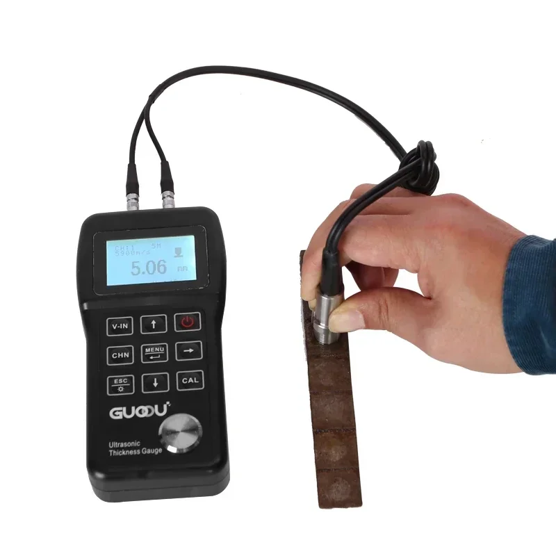 2026/Ultrasonic Digital Testing Wall Thickness Gauge Meter Tester Steel GC800