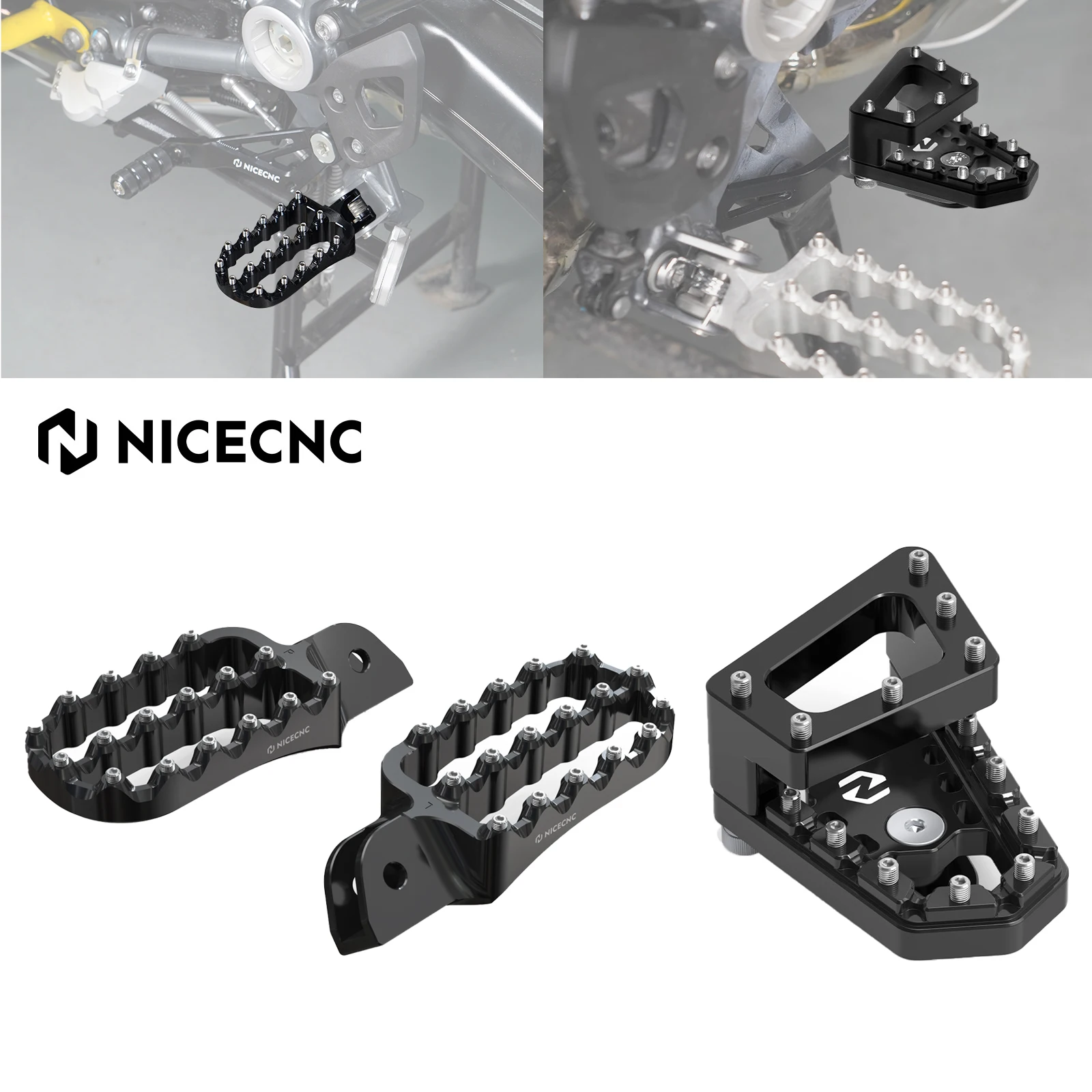 

Wide Foot Pegs Footrest DualControl Rear Brake Lever Pedal Extender For BMW R1250GS 2019-2023 R 1250 GS 2023 2022 2021