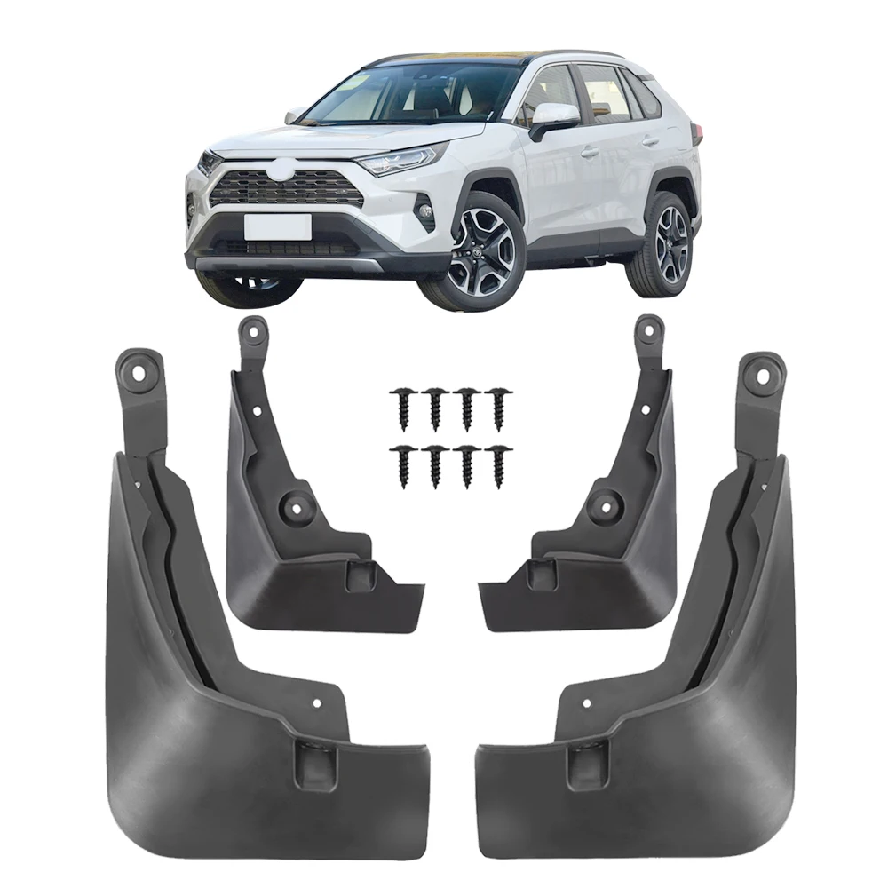 

Комплект из 4 брызговиков Fender из полипропилена для Toyota RAV4 2020, устойчивые к царапинам автомобильные аксессуары, защита от грязи