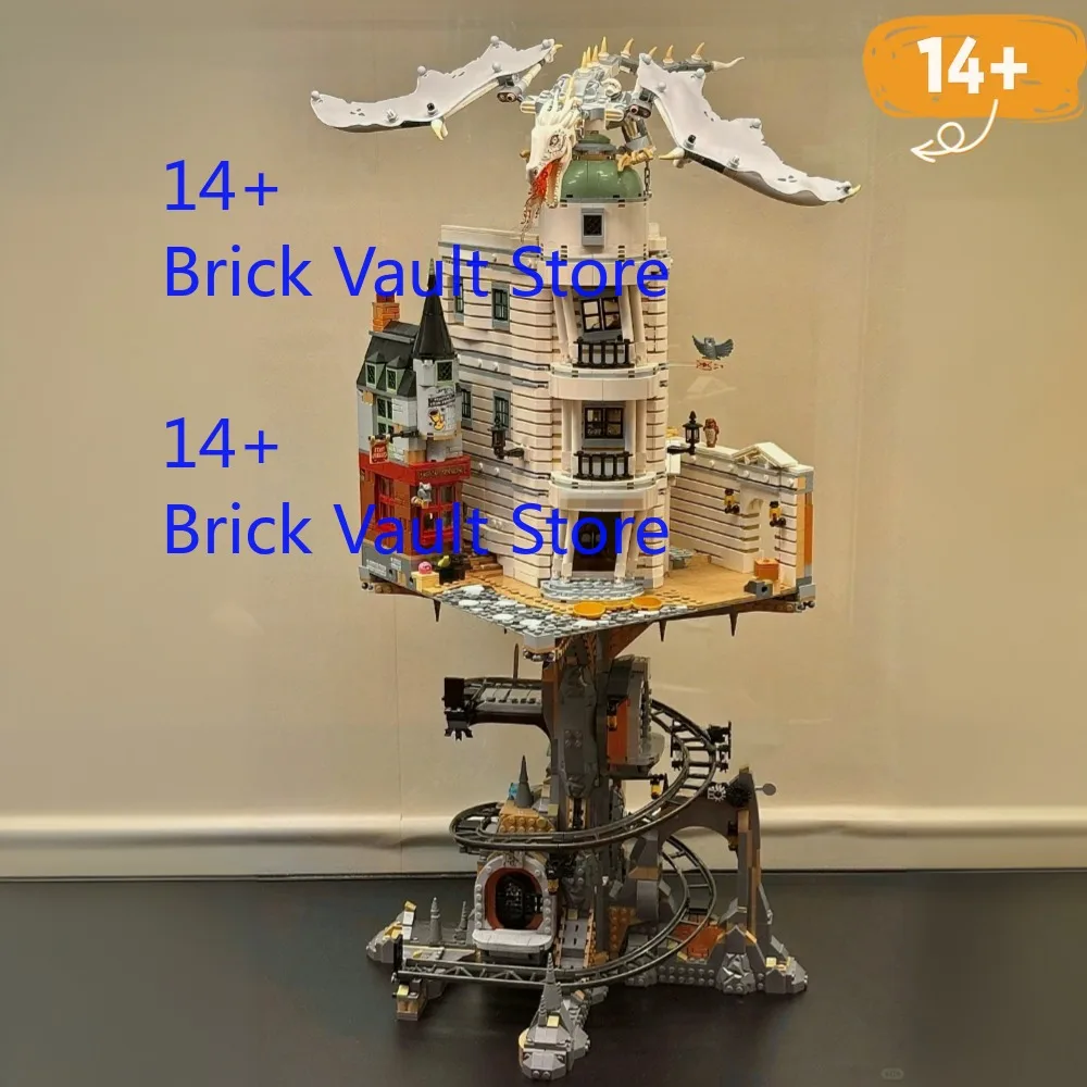 

DIY Street View Model Kit Bank Cities Building Blocks Sets Compatible With Particles Suitable For Christmas Gifts To Friends