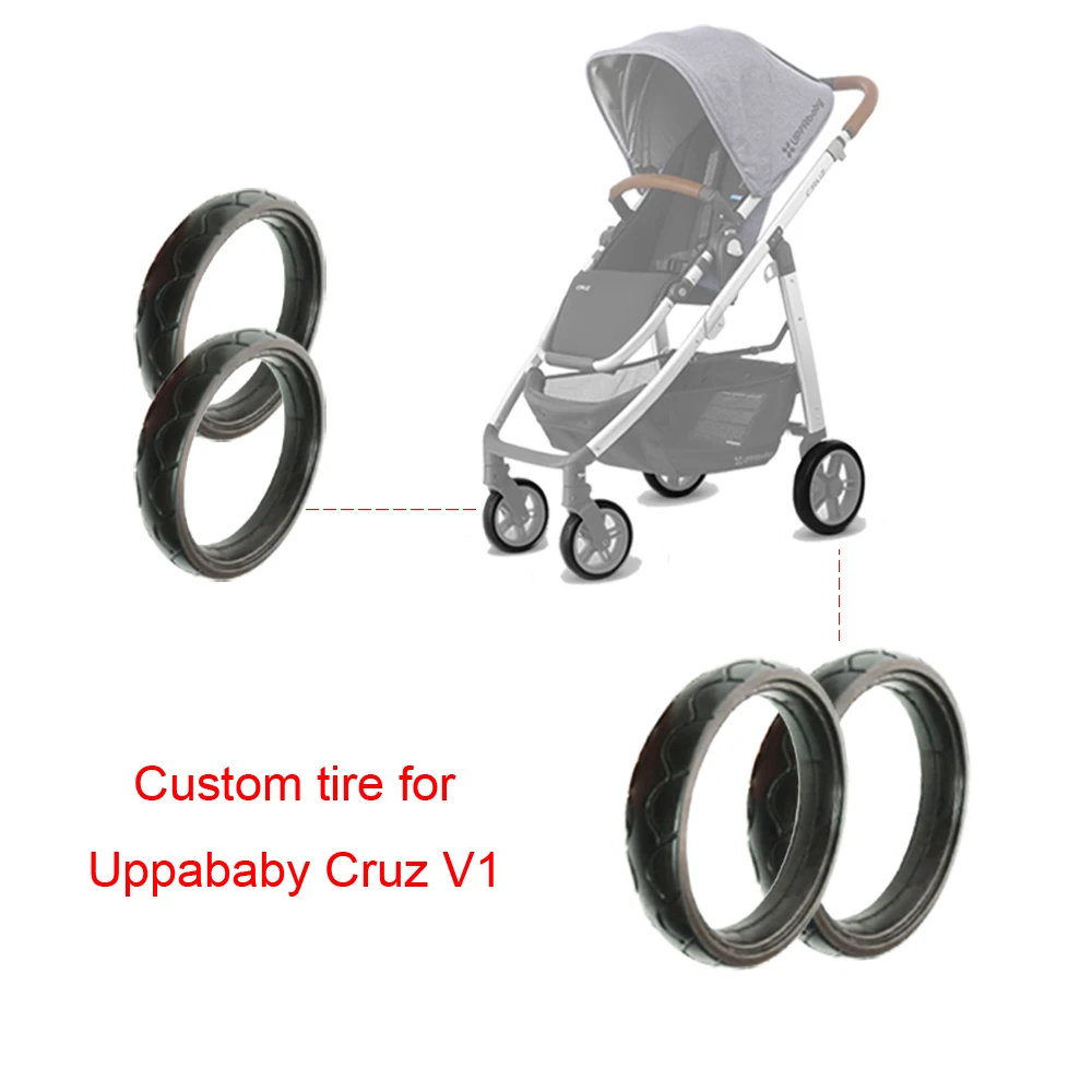 ペア-pu-タイヤカスタム-uppababy-alta-2012-〜-16-および-cruz-v1-2015-〜-19-用フロントまたはリアホイールタイヤカバーベビーカーアクセサリー
