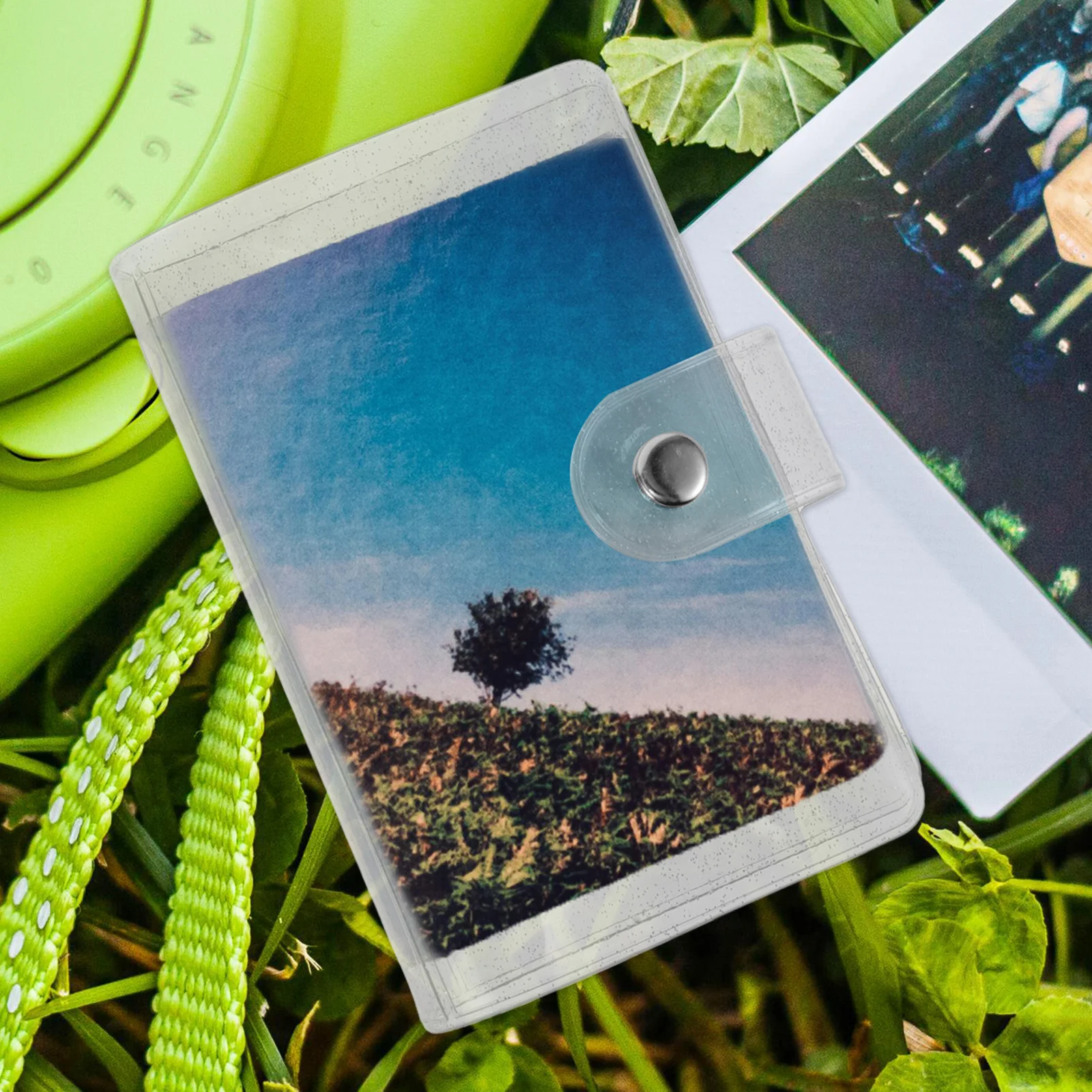 ألبوم صور PVC مدمج مقاس 3 بوصات، حامل بطاقات صغير، كتاب تخزين بطاقات بريدية للسفر، مجموعة صور Kpop Photocard #1