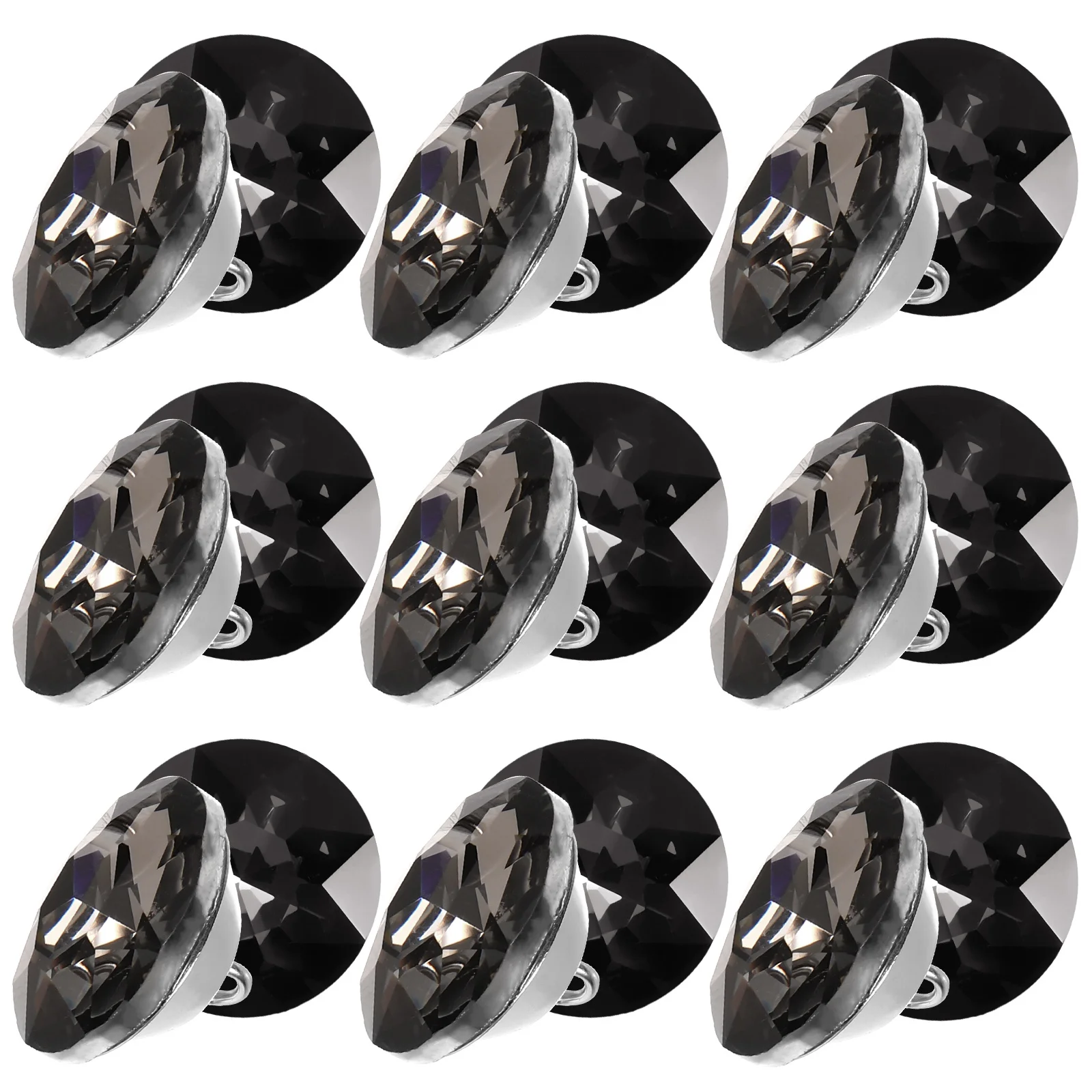 

25Pcs Crystal Glass Sofa Buttons Clear Upholstery Small Decorative Sew on Buttons DIY Craft Headboard Furniture Decoration