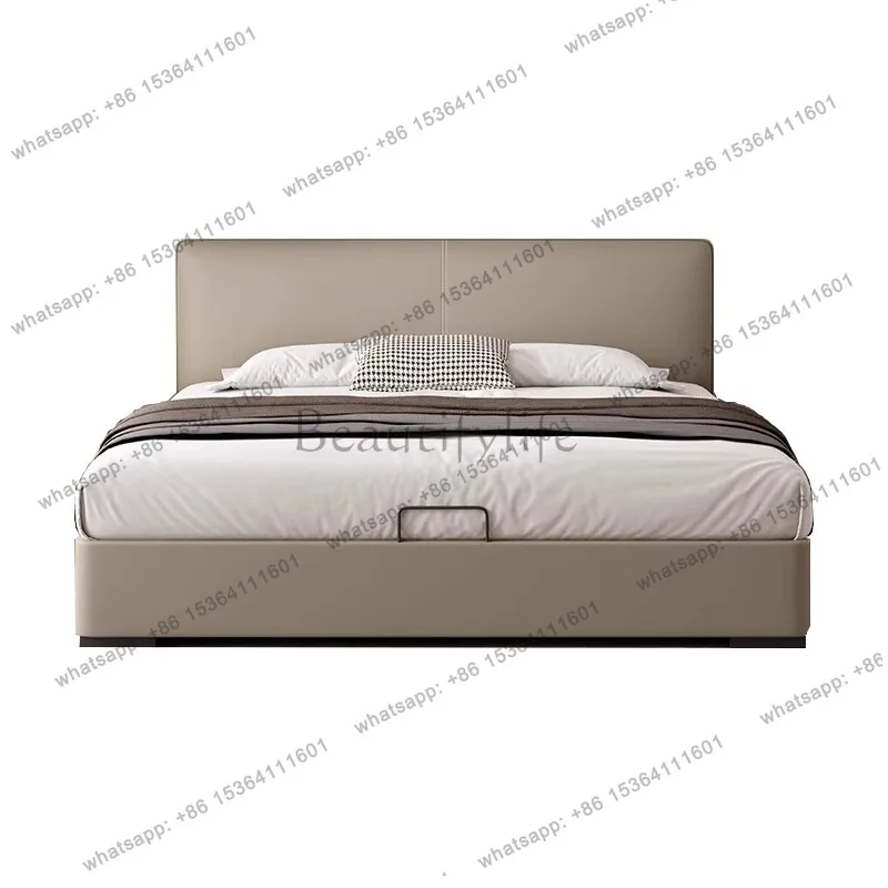 YJ Ornament Dresser Bed Frames Wardrobe Headboards Modern Bedroom Double Bed Mattress Japanese Cama Abatible Pared Furniture