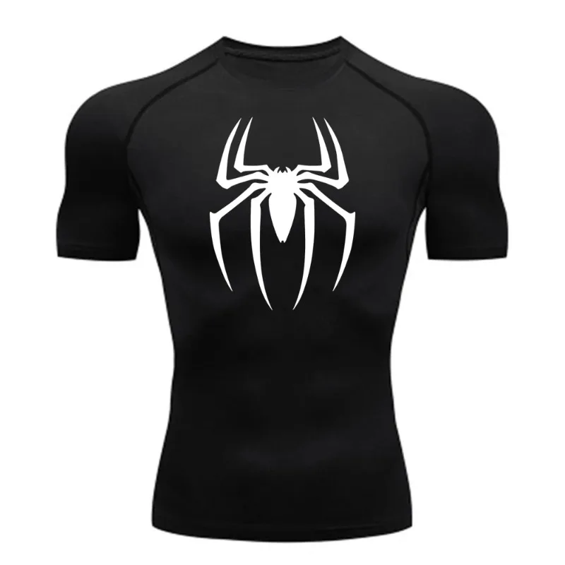 

Men's Compression Quick Dry T-Shirt Gym Running Jersey Breathable Short Sleeve Summer Sweat-Resistant High-Elasticity Tight Fit