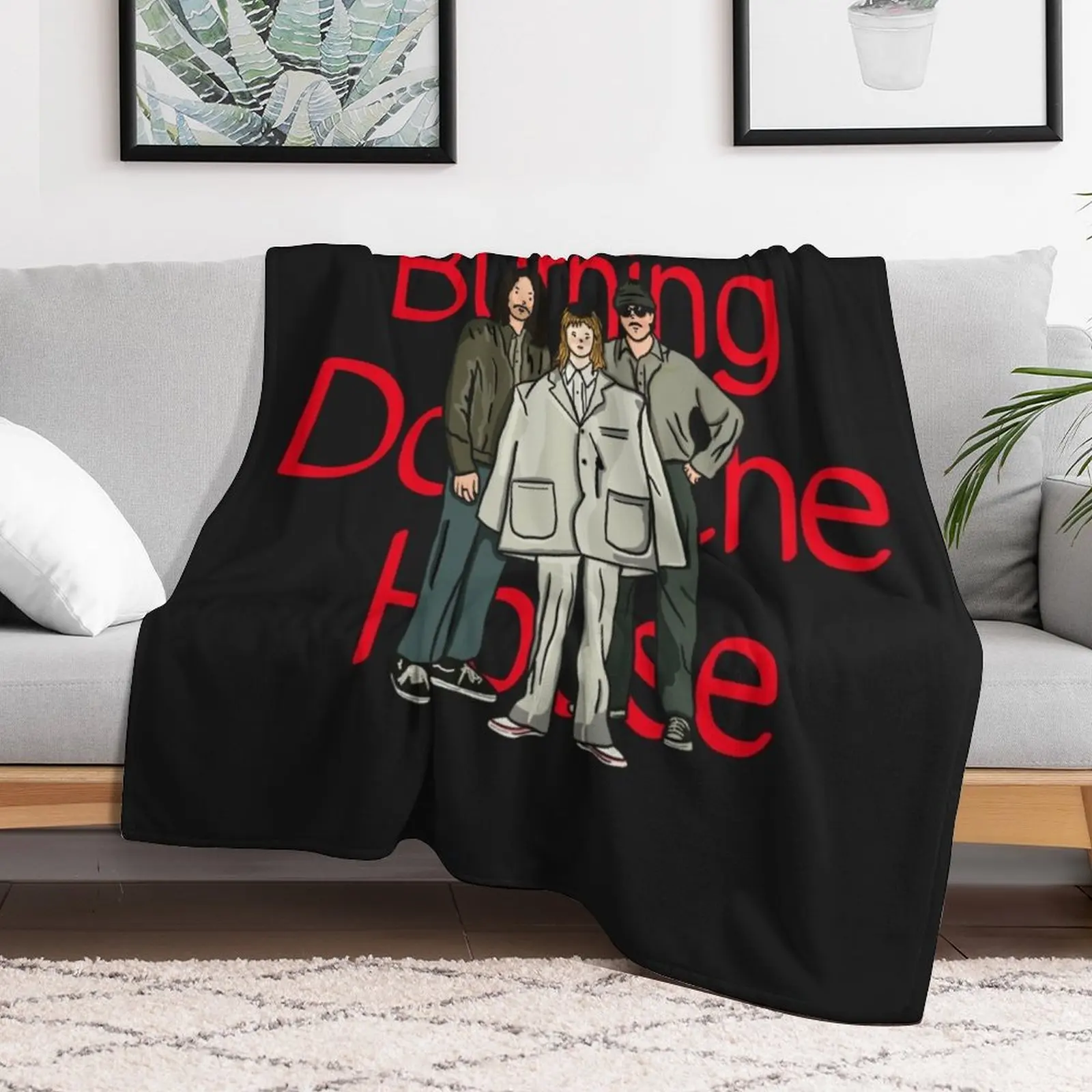 Paramore does ‘burning down the house’ Throw Blanket Nap Hair Blankets