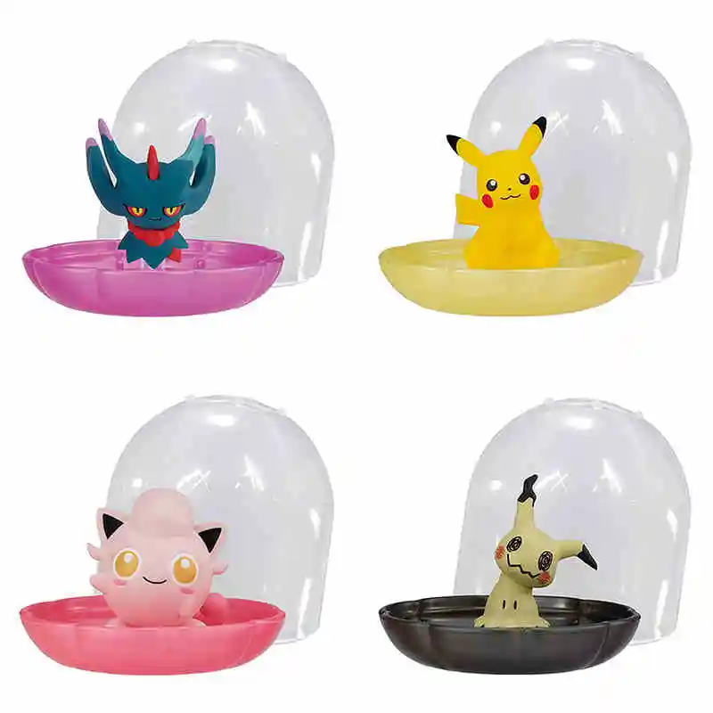 Genuine Bandai Pokemon Jewel Jewelry Box 9 Twisted Egg Scream Tail Pikachu Anime Action Figure Model Toys Gift for Birthday