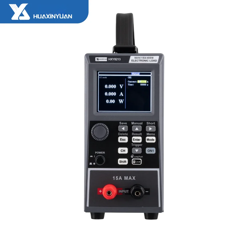 

HXY8200 Dc Electronic Load Tester 200w 150V 40A Electronic Measuring Instrument up to 5kHz Dynamic Current Testing