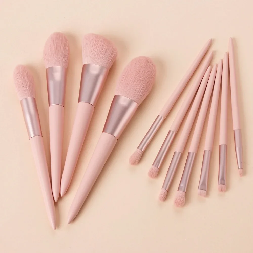 11Pcs Premium Makeup Brushes Set Eye Shadow Foundation Women Cosmetic Powder Blush Blending Beauty Make Up Beauty Tool