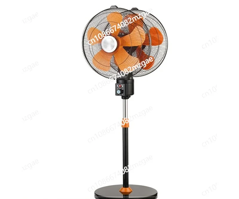 

Double head electric fan 360 degree rotating fan commercial large gear 18 inch floor fan large wind