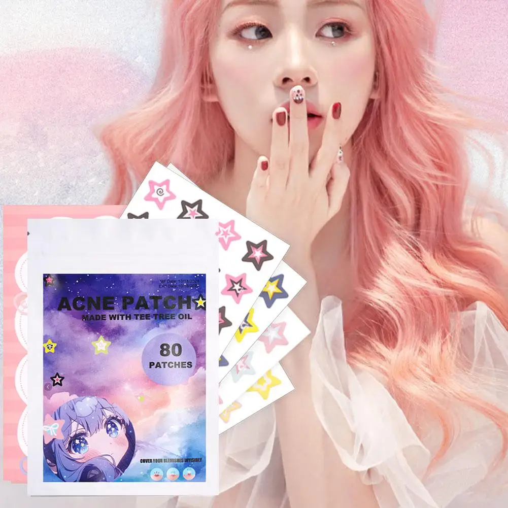 Star Pimple Patch Acne Invisible Colorful Acne Removal Stickers Concealer Skin Care Face Spot Beauty MakeupTools 2025 NEW