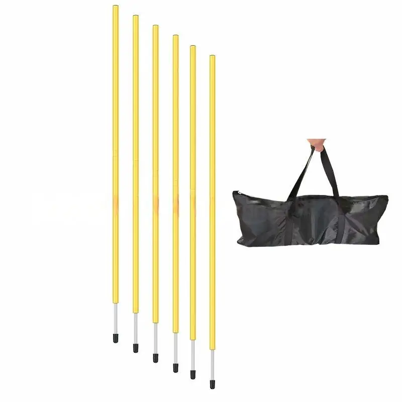 Football Training Kit Agility Ladder Marker Cones Ropes Detachable Training Poles Set