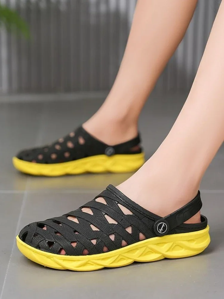 

Мужская треккинговая обувь, мягкие уличные дышащие походные туфли, оригинальные японские нескользящие высококачественные нескользящие мужские сандалии, купить новые модные цветные мужские сандалии