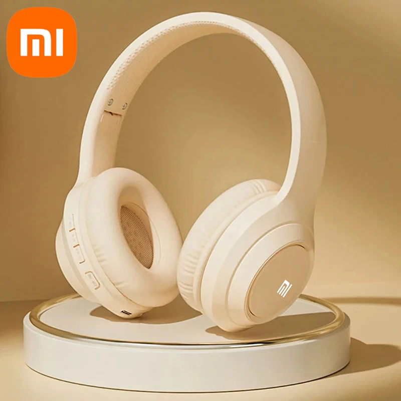 Xiaomi TH30 headphone nirkabel Bluetooth 5.3, earbud olahraga peredam kebisingan terpasang di kepala untuk lari