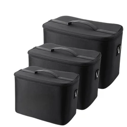 Professional Barber Tools Storage Bag Large Capacity Hairdressing Tool Suitcase Salon Pouch Travel Organizer Supplies