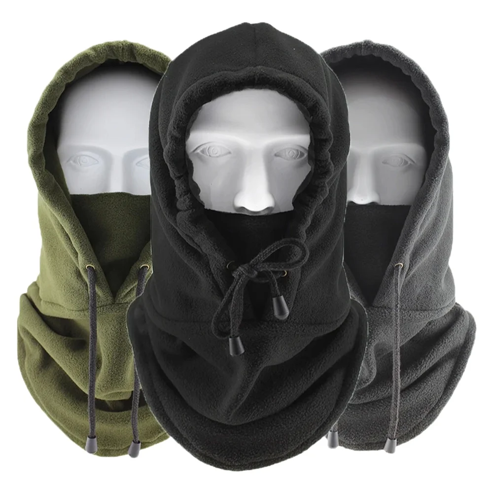 AliExpress WRELS Warm Winter Cap Windproof Polar Fleece Cycling Balaclava Mask Adjustable Thermal Cold Proof Unisex Neck Cover Motocycle Ski Mask