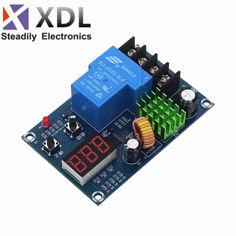 XH-M604 Battery Charger Control Module DC 6-60V Storage Lithium Battery Charging Control Switch Protection Board