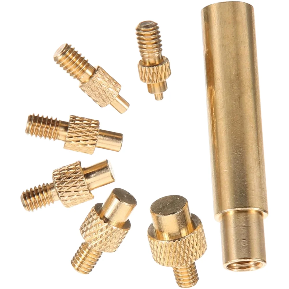 TS100 936 Soldering Iron Tip Kit 16PCS Brass Heat Set Insert Tool For 3D Printing Engraving Trimming Punching DIY Plastic Wood