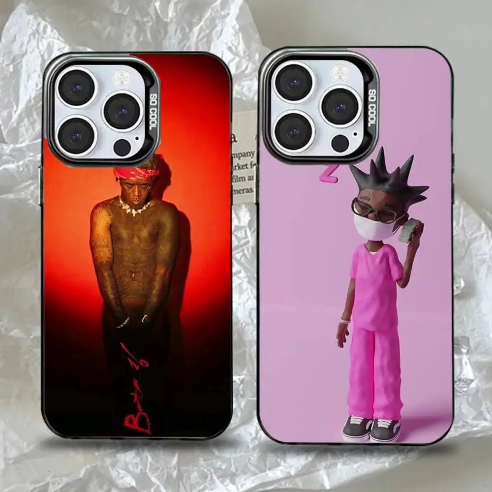 

Rapper Lil Uzi Vert Pink Tape Phone Case For iPhone 16,15,14,13,12,11,Pro,Max,Plus,Mini,XS,SE Anti Fall Black Matte Hard Bumper
