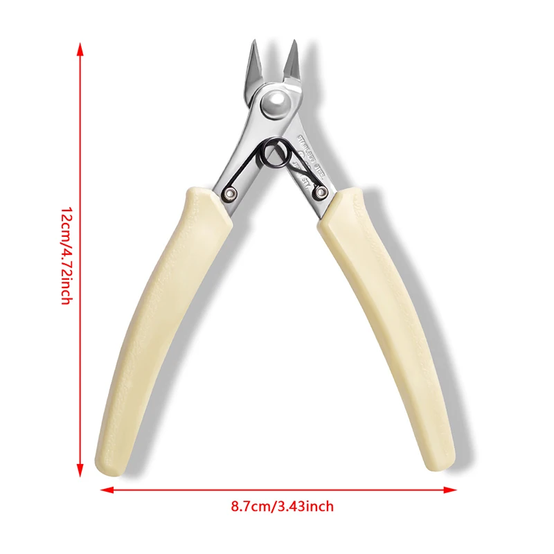 Manicure Nail Pliers For Rhinestones Gems Removal Soft Wire Cutter Nail Unloading Nippers Chain Scissors Nail Art Tool