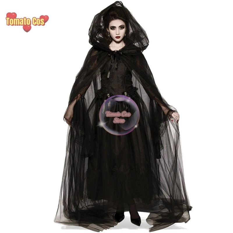 Cosplay Demon Slayer Halloween Cosplay Costume Ghost Bride Witch Vampire Show Games Costume Horror Demon Costume Party Dress