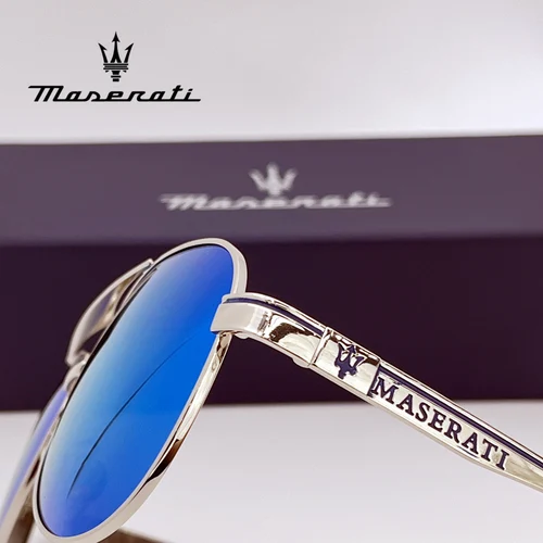 Imagen 2 del producto MASERATI gafas polarizadas UV400 de alta gama para coche Ghibli Mc20 Mcpura Quattroporte Levante Grecale GT GranCabrio Drive gafas de sol