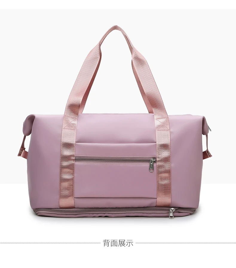 UNIXINU Handgepäck-Reisetasche, Nylon, wasserdicht, für Sport, Fitnessstudio, Tragetaschen für Damen, großes Fassungsvermögen, Aufbewahrung von Gepäck, Handtasche – Detail 22