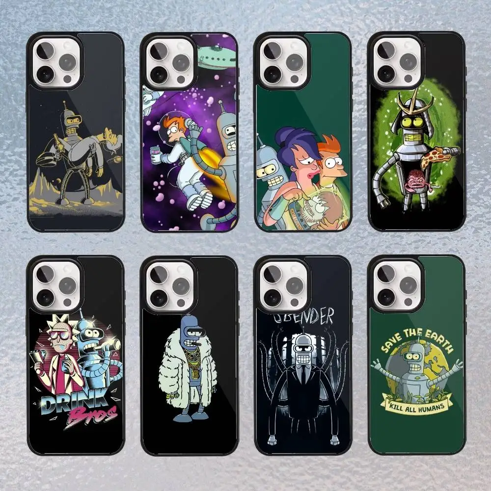 

F-Futuramas Anime B-Bender Phone Case For iPhone Magsafe Magnetic 17,16,15,14,13,12,11 Wireless Charging cover