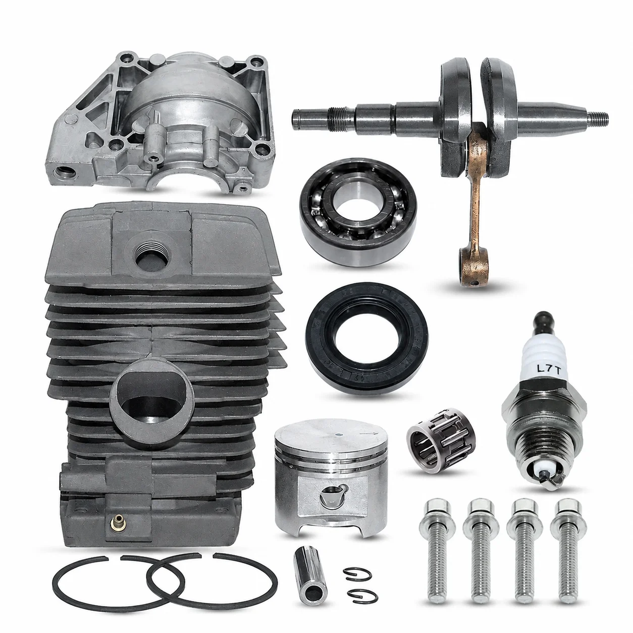 Cylinder Piston Crankshaft Spark Plug Kit For Stihl MS390 MS290 MS310 029 039 Chainsaw Replacement Parts OEM No. 11270201217