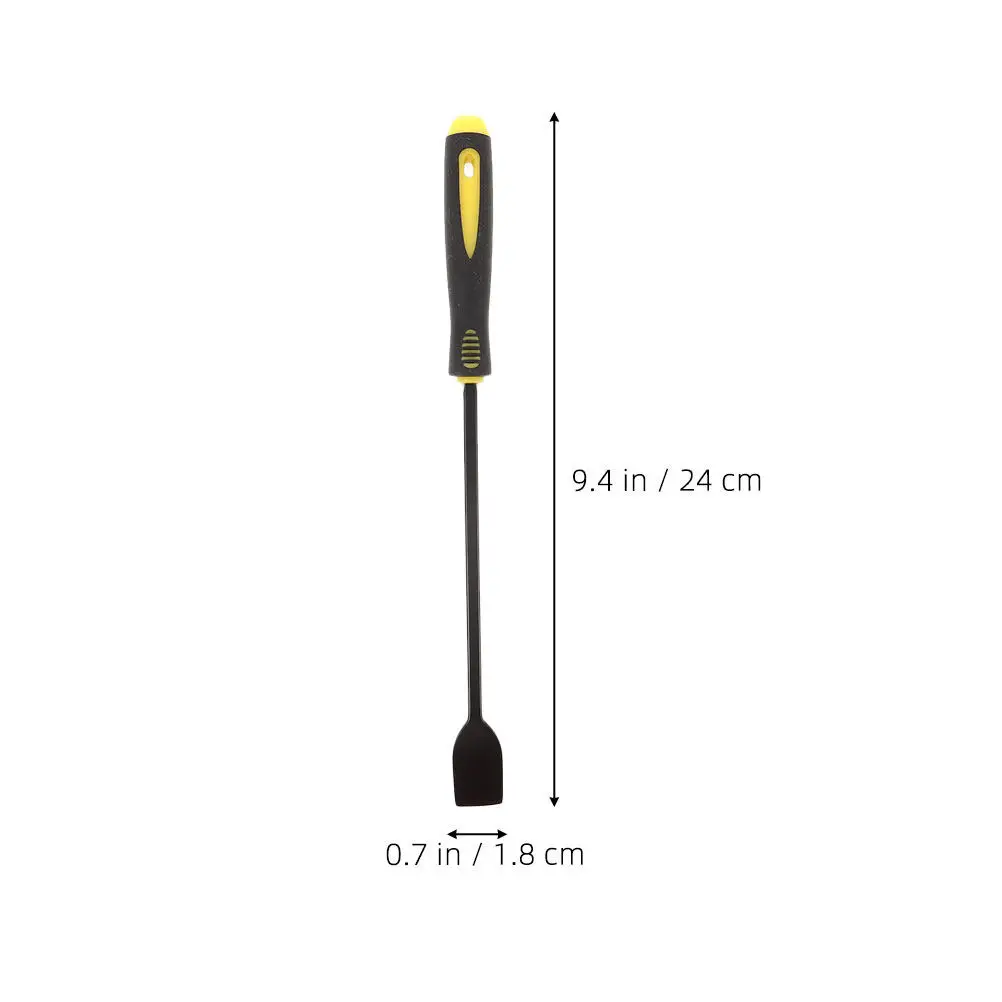 2Pcs Cleaning Scraper Tool Caulk Remover Heavy-Duty Metal Blade Cylinder Oil Sealant Residue Scraper Multi-Purpose Home