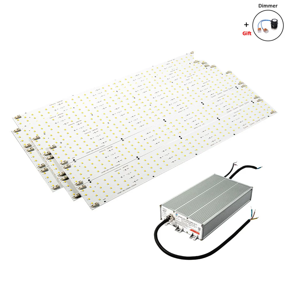 12 pieces 60W lm281b+ full spectrum Quantum led grow light Bars Board SOSEN 720W Power supply SS-720VP-56BH with dimmer
