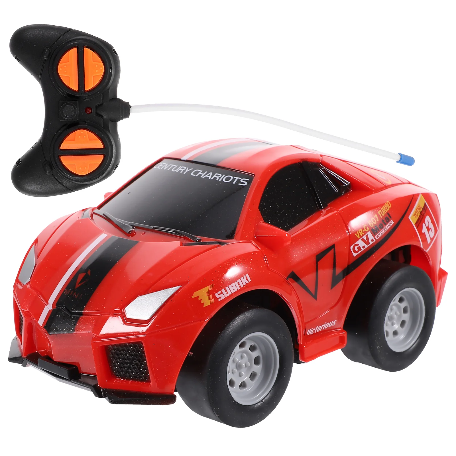 Four-way Wireless Remote Control Off-road Car Model Children's Cartoon Toy (red) Fast Kids For Childrens Toys Small Electric Rc